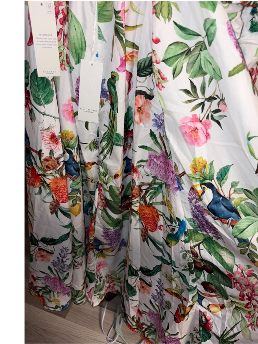 Calypso St. Barth Tropical Bird & Floral Two-Piece Set (Mixed Size) Large/XSmall - Picture 11 of 16